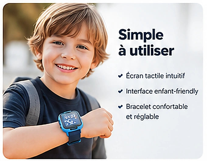 Enfant portant la montre NivoKid