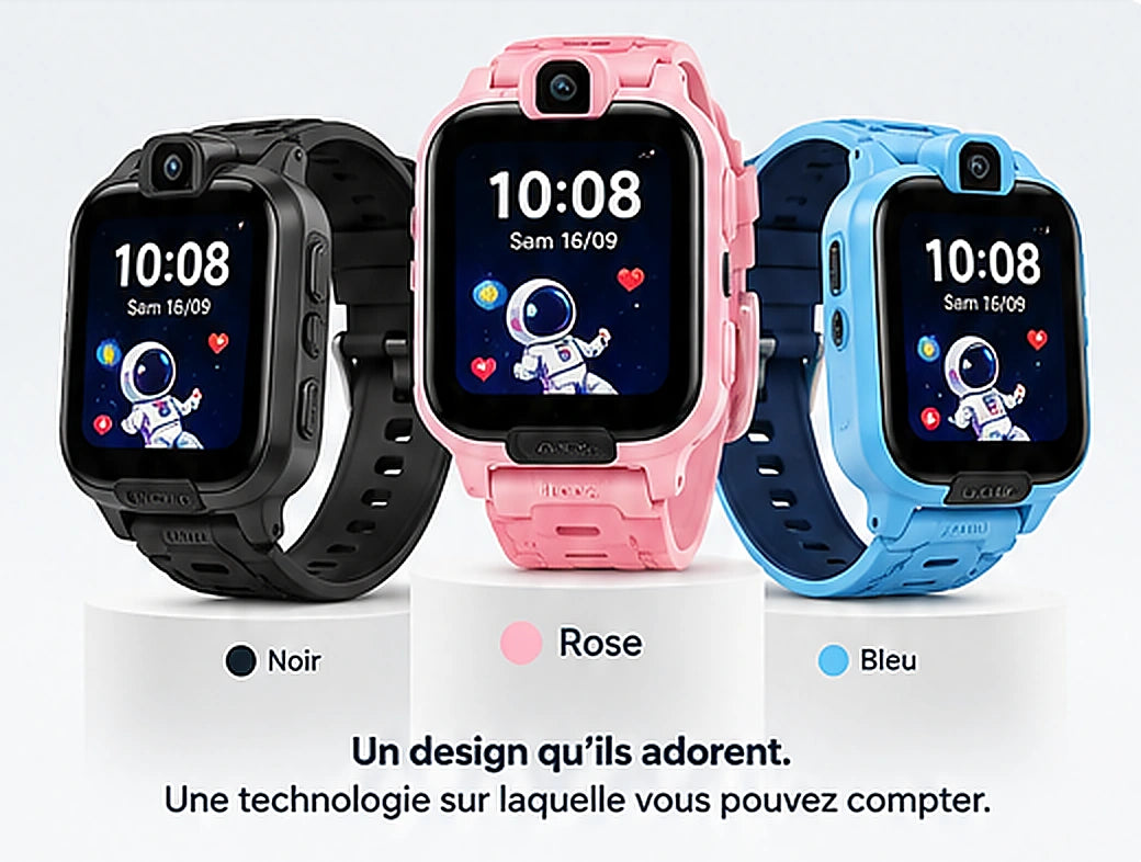 Montres enfant en plusieurs coloris